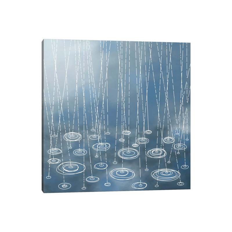 Another Rainy Day by Nic Squirrell - Wrapped Canvas Painting, 30.48cm H x 30.48cm W x 1.91cm D