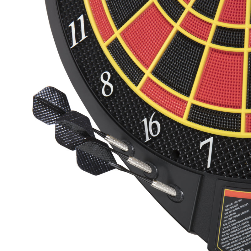 Voyager Electronic Dartboard with LCD Display and Soft-Tip Darts