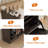 Textured Wood Shoe Cabinet with 2 Drawers, Adjustable Shelf Storage for Entry Area, Hallway or Living Room-707509760