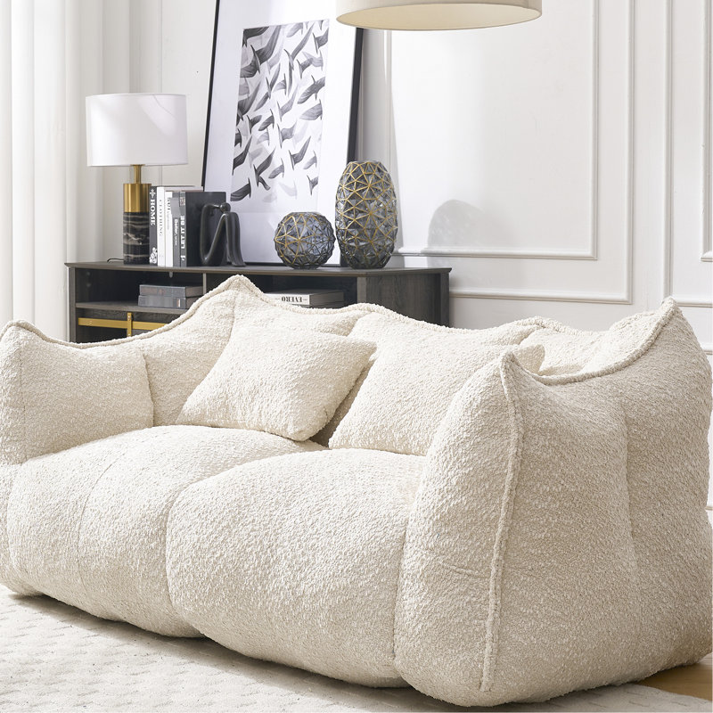 Chaise - Housse en chenille, rembourrée de mousse, parfaite pour se détendre dans diverses pièces Tissu de jeu confortable, salon idéal, chambre à coucher, améliore l'expérience