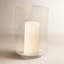 Grand porte-bougie en verre Perry and Gray