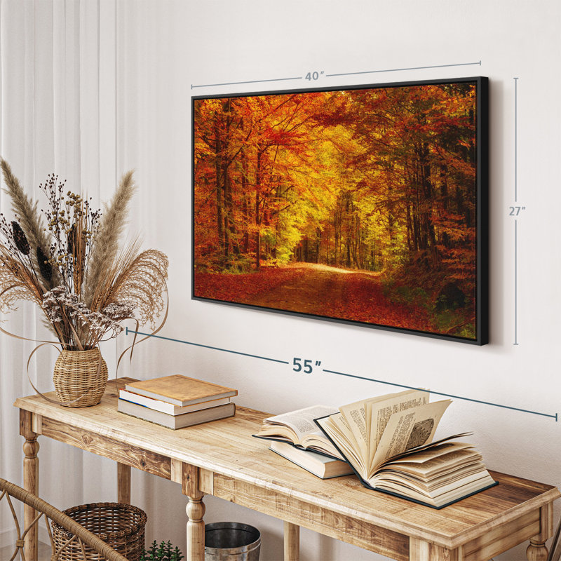«Forest Autumn Trees Wall Art», H 40 po x l 27 po