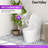 DeerValley One Piece Modern Toilet, Elongated Dual Flush Standard White Toilet With Comfort ADA Seat Height(Seat Included)