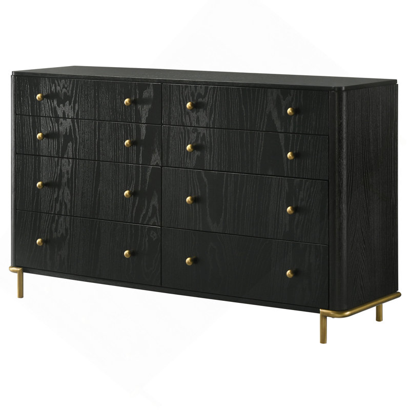 Commode rectangulaire à 8 tiroirs