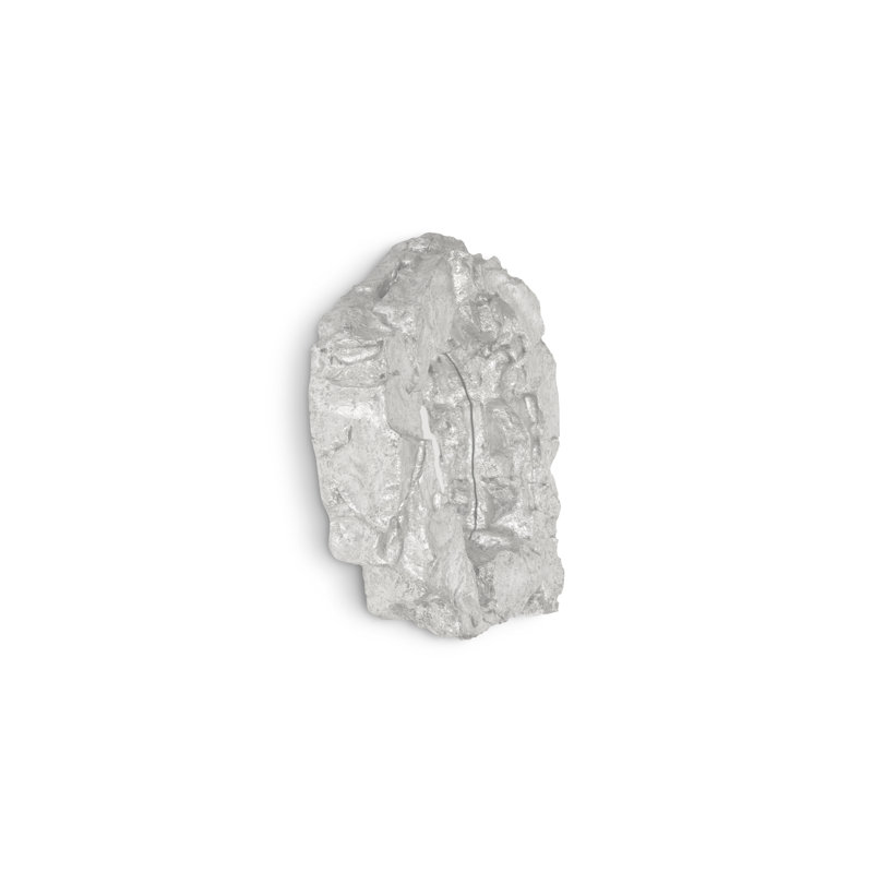 Rock Pond 42" Silver Leaf Wood Accent Mirror