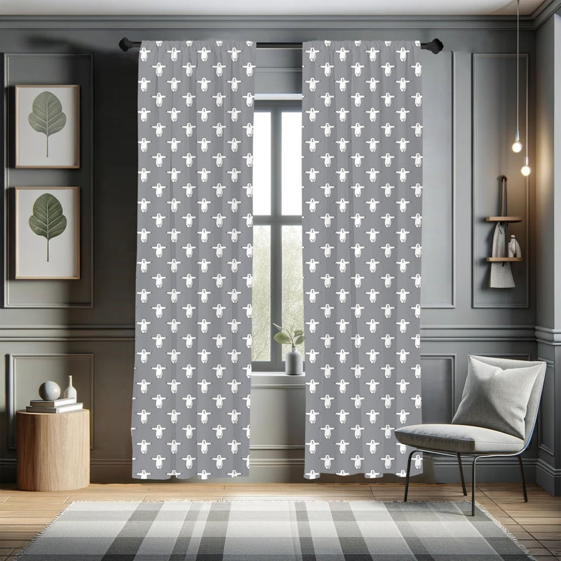 Panneau coulissant semi-diaphane avec passe-tringle, 28 po x 63 po