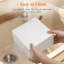 Buffets et supports à buffet, risers alimentaires pour table de buffet, présentoir à gâteaux de dessert pour la fête, présentoir à bijoux de collection, boîtes à cubes blanches, 3 pièces (6 po, 7 po, 7,8 po)