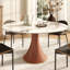 Ensemble de salle à manger 5/7 pièces Mid-Century Alverez avec chaises d'appoint rembourrées en éponge-617643677-617643648-619452690