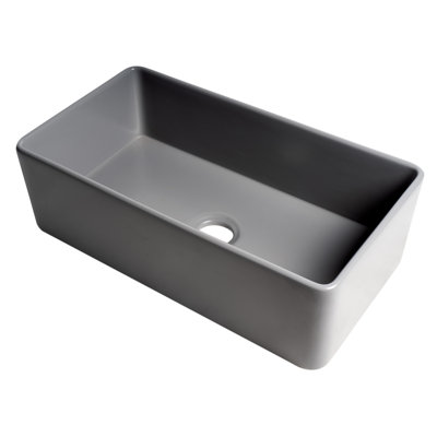 33'' L Single Bowl Fireclay Kitchen Sink