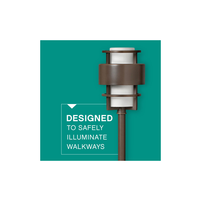 Saturn Low Voltage Metal Pathway Light, Metro Bronze