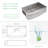 33'' L x 22"W Farmhouse Apron Kitchen Sink Undermount Workstation Single Bowl Stainless Steel Kitchen Sink-128665816-132064735