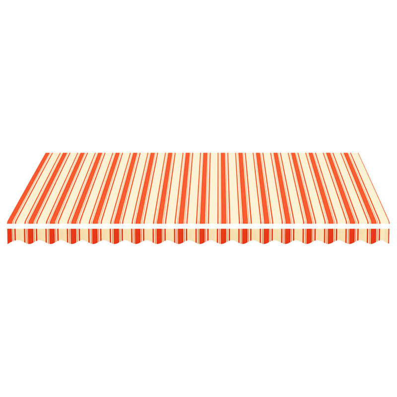 Toile de remplacement pour auvent en tissu pour balcon VidaXL, L 96,5 po x L 129,9 po