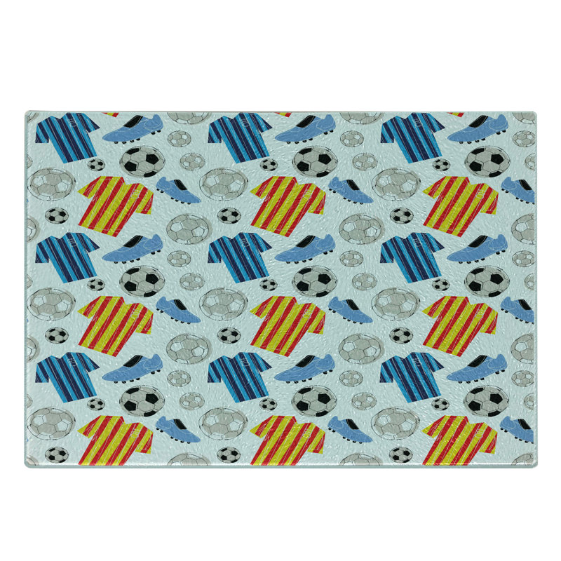 Multicolore Ambesonne Soccer