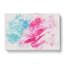 Pink Carnation On Blue - Wrapped Canvas-56659768
