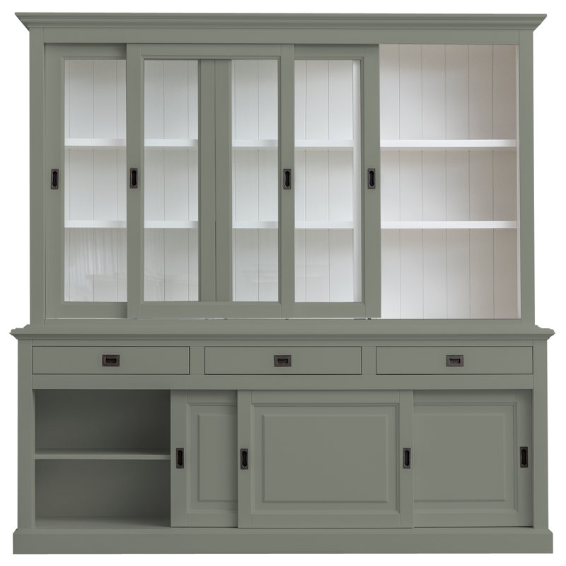 Anneros Display Cabinet, Concrete Grey