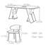 Sintered stone rectangle dining table set-115735299-115735301-115735302