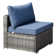 Ensemble de conversation modulaire de huit articles avec coussins
