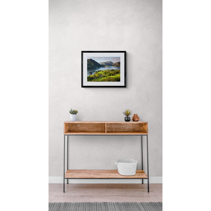 Lake District, England Print, 25.25" H x 31.25" W x 0.88" D, Black Framed Paper, White
