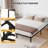 8 Inch Full Bed Frame Without Headboard No Box Springs Needed Low-Profile Metal Platform Bed Frame Supporting Mattress Foundation 800 Lbs Load Capacity/Easy to Assemble/Noiseless/Black-504915602-504915603