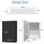 Rectangular Beveled Frameless Mirror Cabinet, Wall Mounted Cabinet For Bathroom Toilet Kitchen,Recess Or Surface Mount Installation-1062961582