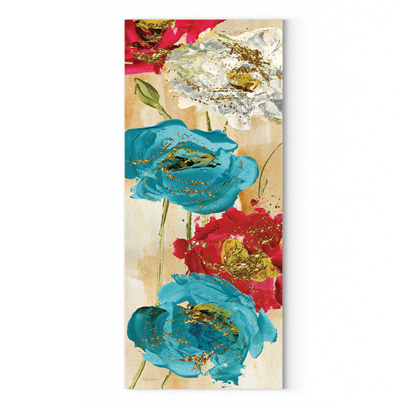 «Poppy Spirit II», reproduction sur toile, H 20 po x l 60 po x P 1,5 po