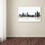 « boston mass horizon bg-1 », reproduction d’impression sur toile tendue en noir et blanc-17943338