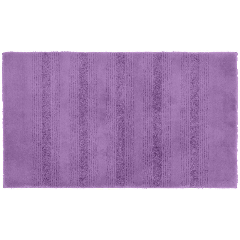 Nylon Bathroom Mat with Non-Slip Appliance Niala, Mauve, 2 pi x 3 pi 4 po