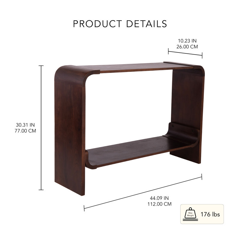 Autumn Dusk Solid Wood Entryway Hallway Accent Console Table