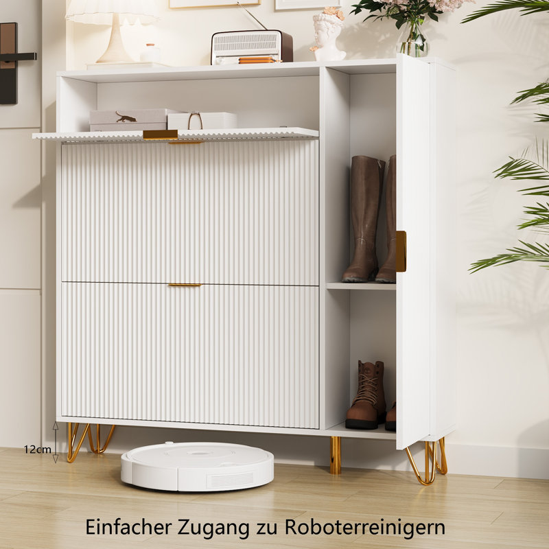 22 Pair Shoe Storage Cabinet