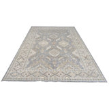 Oushak Collection, Transitional One-of-a-Kind Rectangle 5'11" X 9 Hand Knotted Area Rug