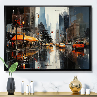 Cityscape Collage II sur toile