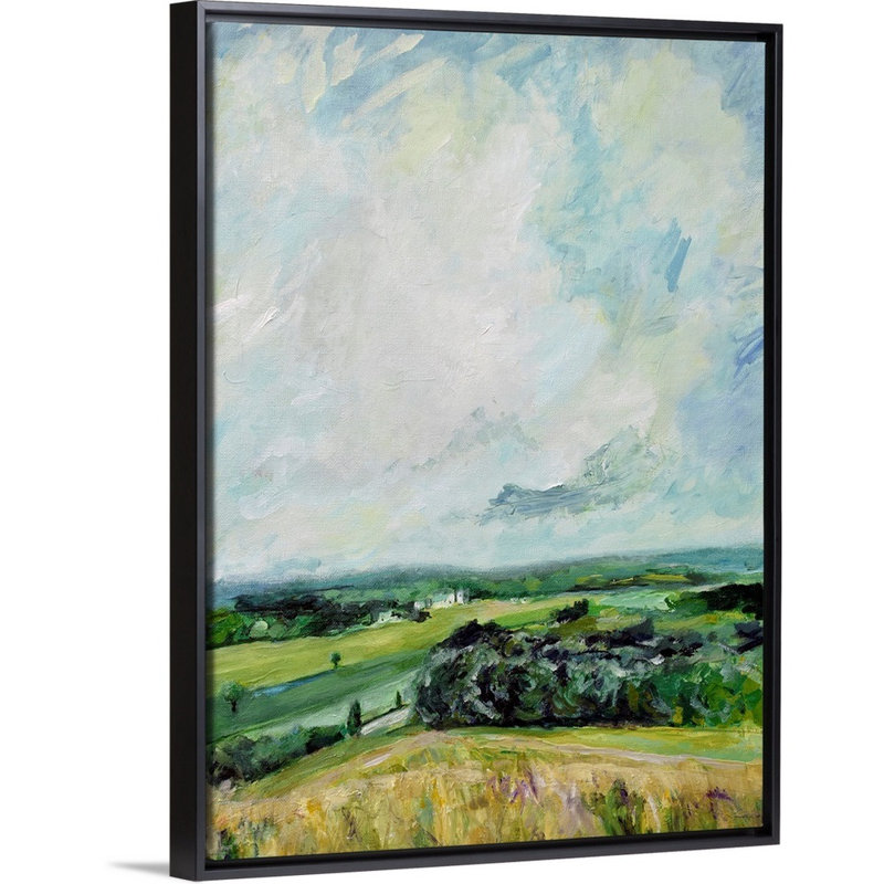 «Mount Jeez Overlook II», reproduction d'art, Toile avec cadre noir, H 18 po x l 14 po x P 1,75 po