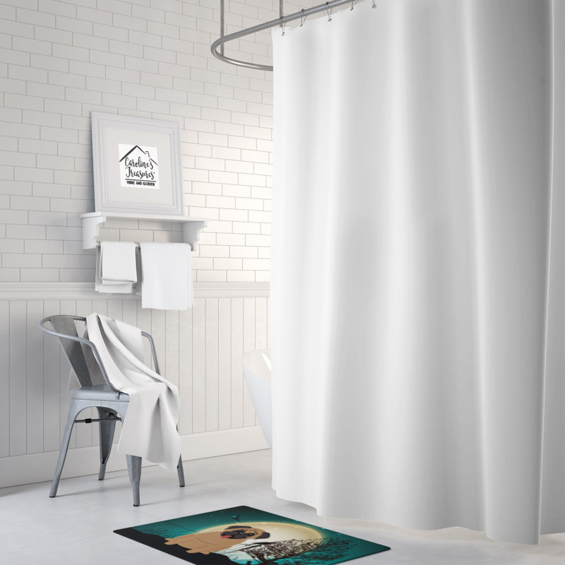 Tapis pour salle de bain Dun Halloween, Brun