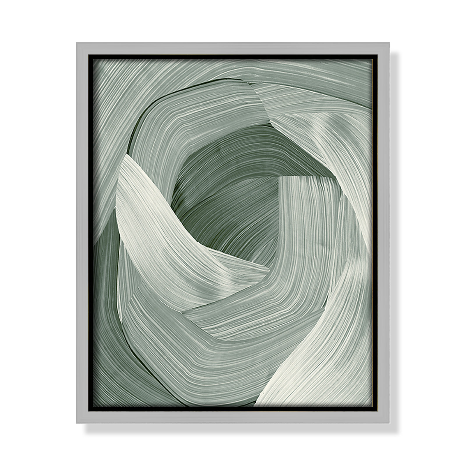 Wyn "Enriched Emerald" Print, 11.5" H x 9.5" W, Silver