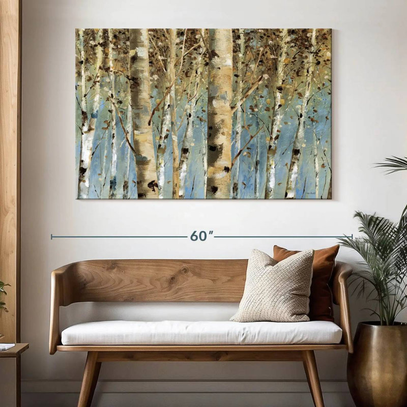 Harnek Birch White Forest I, H 34 po x l 51 po