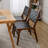 Woven Strips Faux Leather Farmhouse Dining Chairs Kitchen Solid Wood Chairs Modern Side Chairs With Wood Legs For Dining Room Living Room Bedroom Restaurant, Set Of 2-961133206