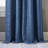 DKNY Boucle Chenille Room Darkening Curtain Panel Pair Indigo (Set of 2)-99447736