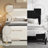King Size Boucle Bed Frame, Cloud Upholstered Platform Bed with Height Adjustable Headboard & Soft Rounded Corners, No Box Spring Needed, Noise Free, Easy Assembly-1273559803