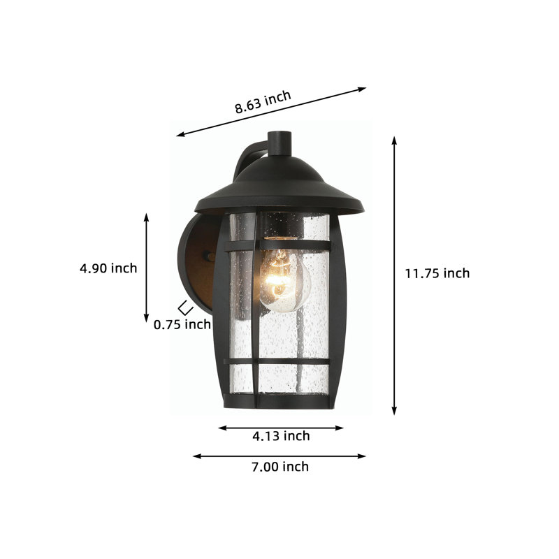 1 - Light Outdoor Wall Light