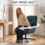 Upholstered Swivel Armchair