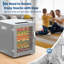 Déshydrateur d'aliments à 12 plateaux en acier inoxydable 304, séchoir à viande et à fruits 820W avec minuterie 24H et contrôle de température 85-160 ° F pour gâteries pour chiens et saucisses