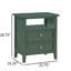 Table de chevet 2 tiroirs Mid-Century