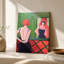 Femme au miroir, art mural sur toile-675726649-675726653