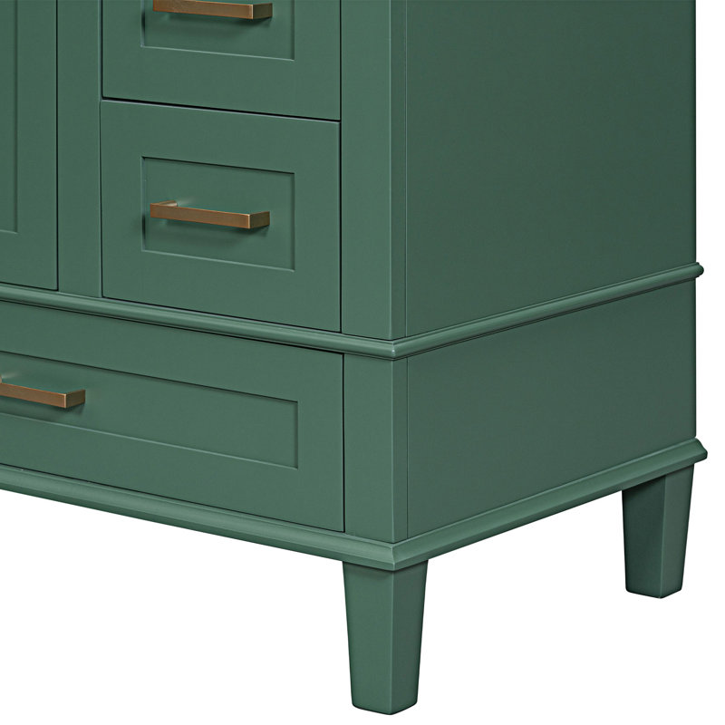 29.4'' Single Bathroom Vanity Base Only, Green