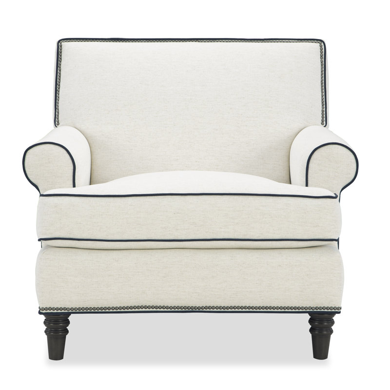 Fauteuil de 41 po de large Simeon, Nomad Snow Crypton®, Noir, Bahama 31