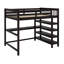 Lit mezzanine double avec tablettes et bureau-1835368699