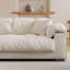 Coussin de canapé blanc modulaire en polyester Fourseat-1753285705
