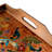 NOVICA Handmade Countryside Garden Painted Glass Tray