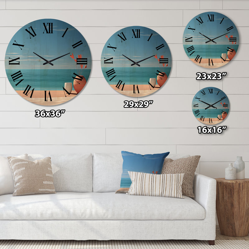 Horloge murale Coastal, Moyenne