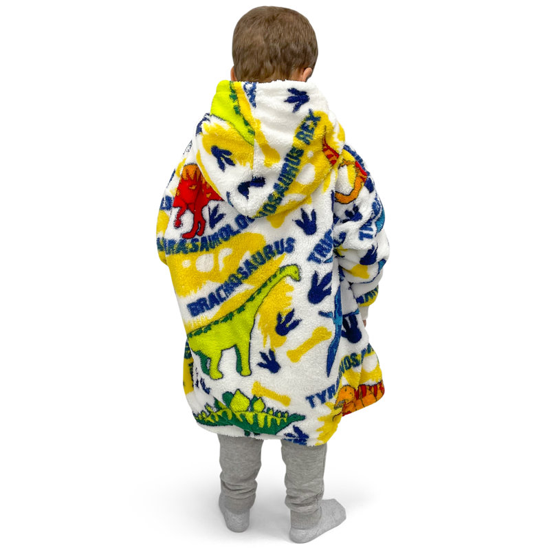 Ingersoll Kids Hoodie Dinosaur Blanket